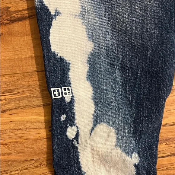 Ksubi Distressed Blue Skinny Jeans